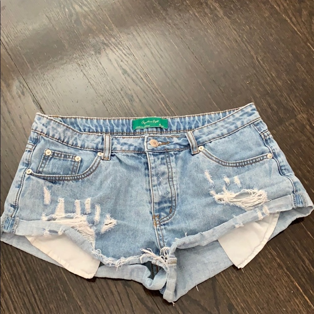Signature Eight Denim Shorts